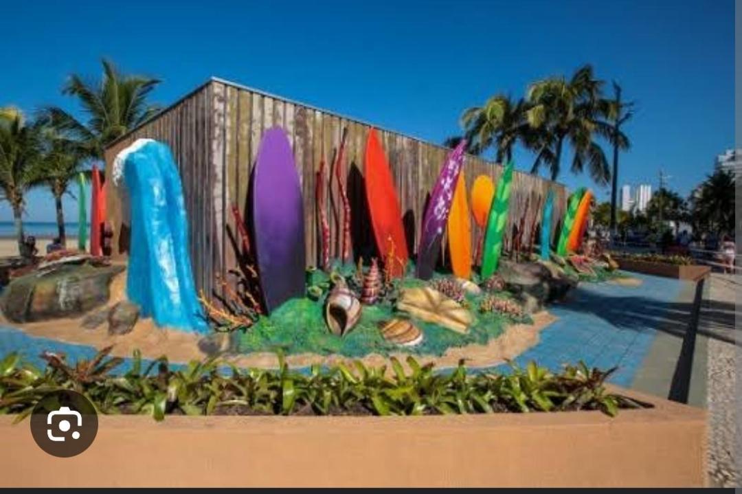 Ape Privilegiado No Centro Da Ocian E A 150M Da Praia E Feirinha, Com Wi-Fi E Garagem ! Praia Grande  Eksteriør bilde