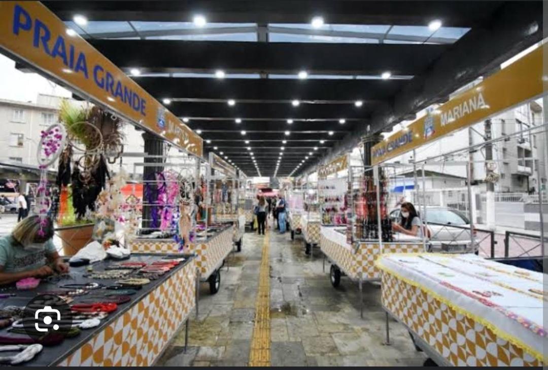 Ape Privilegiado No Centro Da Ocian E A 150M Da Praia E Feirinha, Com Wi-Fi E Garagem ! Praia Grande  Eksteriør bilde