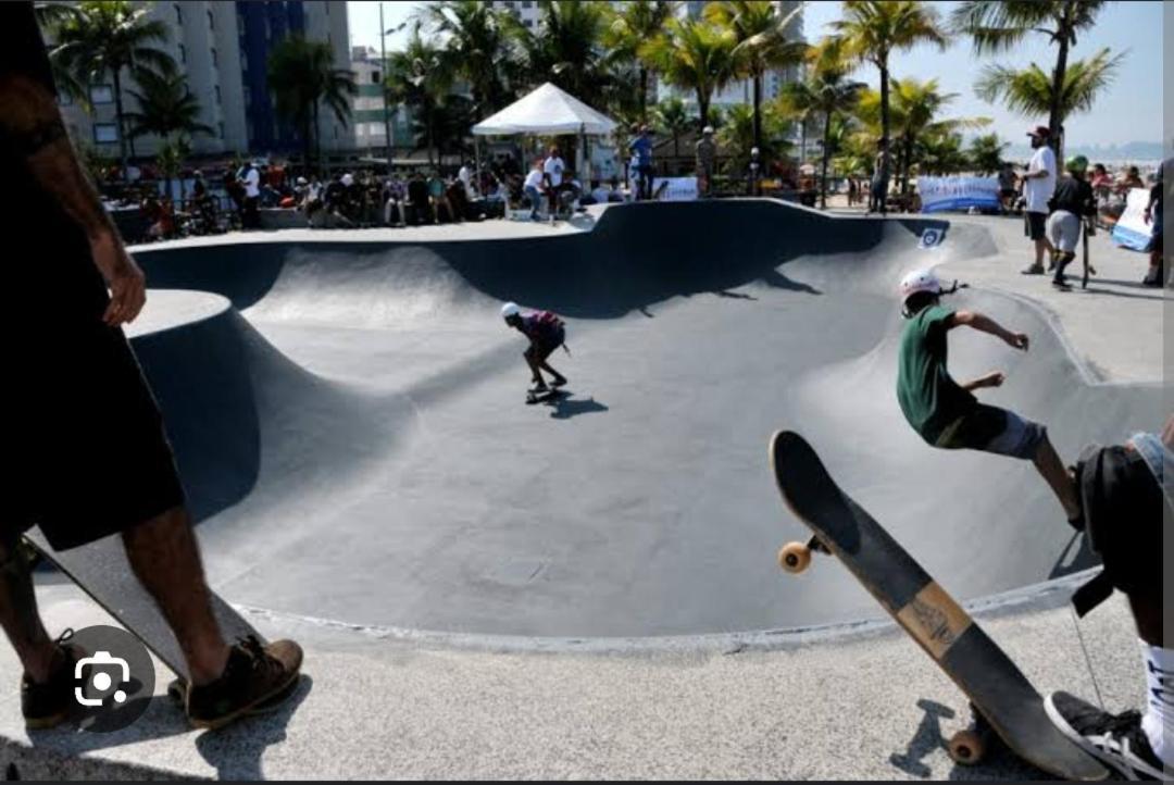Ape Privilegiado No Centro Da Ocian E A 150M Da Praia E Feirinha, Com Wi-Fi E Garagem ! Praia Grande  Eksteriør bilde